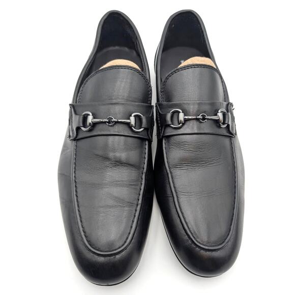 Nordstrom Cooper Bit Loafer Shoes Slip-On Men's Black Size US11M EU44 - Picture 9 of 11